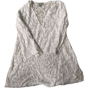 J Valdi swimsuit cover up white new without tags